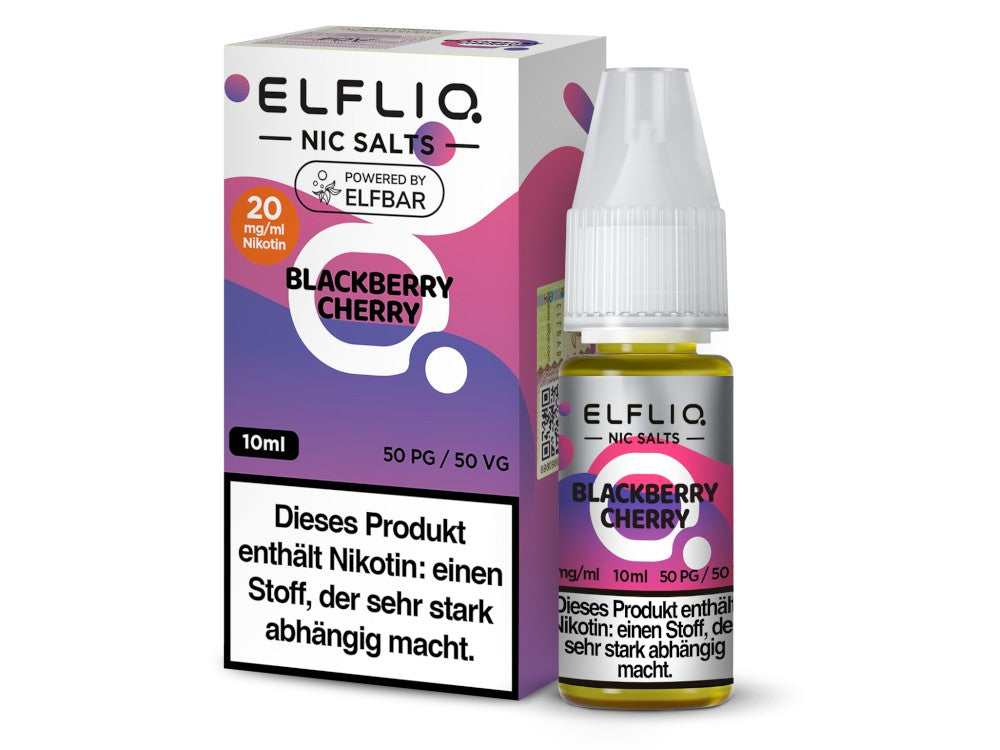 ELFLIQ - Blackberry Cherry - 10ml Fertigliquid (Nikotinsalz)