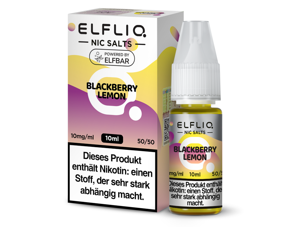ELFLIQ - Blackberry Lemon - 10ml Fertigliquid (Nikotinsalz)