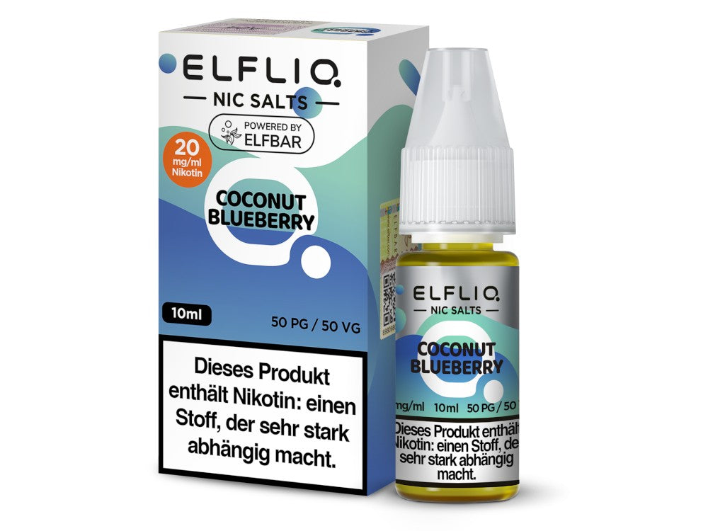 ELFLIQ - Coconut Blueberry - 10ml Fertigliquid (Nikotinsalz)