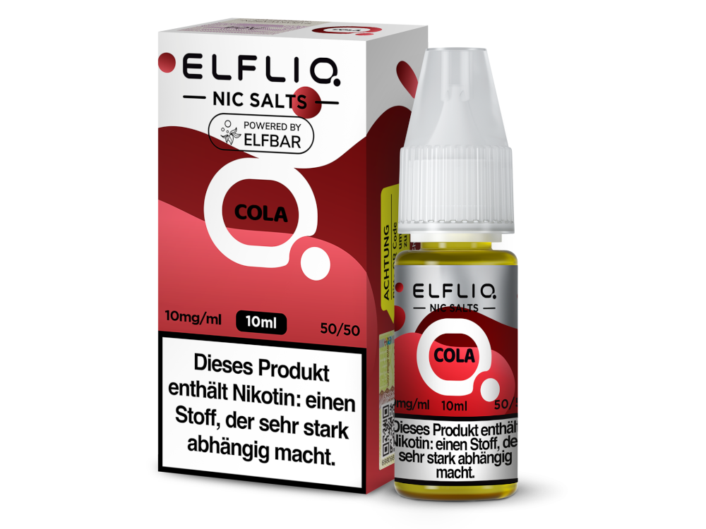 ELFLIQ - Cola - 10ml Fertigliquid (Nikotinsalz)