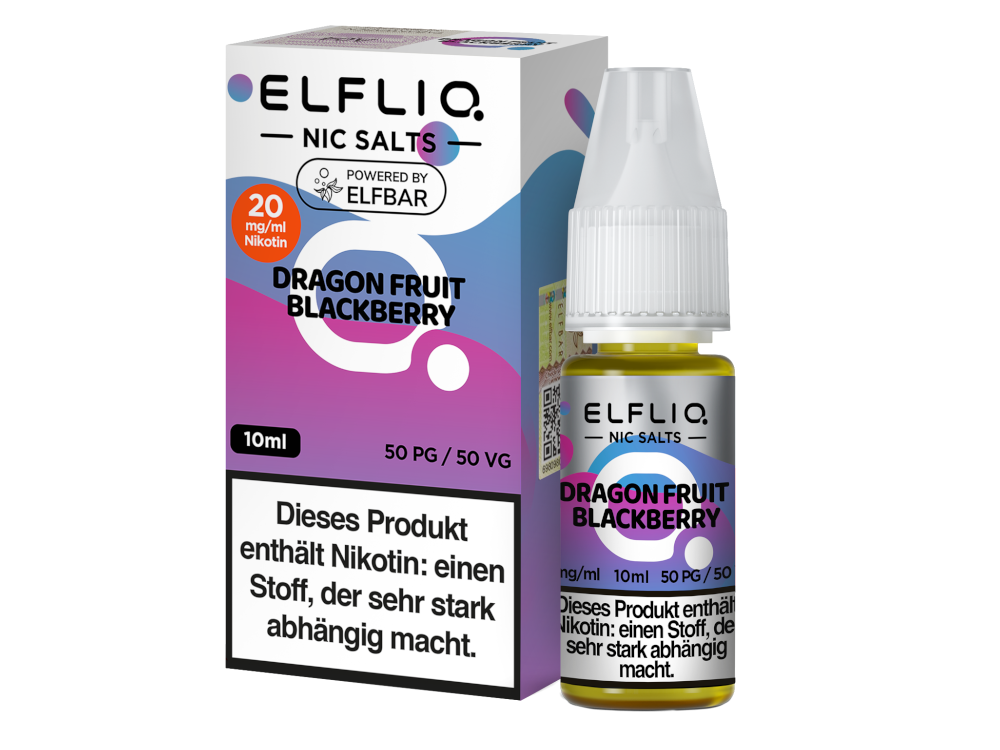 ELFLIQ - Dragon Fruit Blackberry - 10ml Fertigliquid (Nikotinsalz)