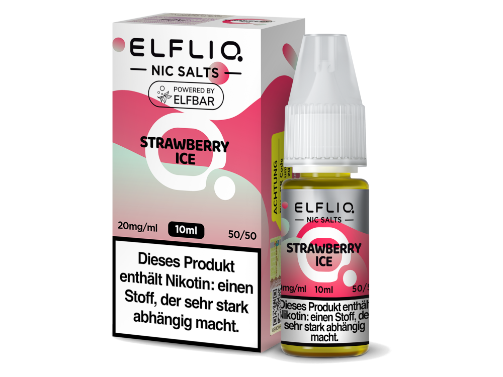 ELFLIQ - Strawberry Ice - 10ml Fertigliquid (Nikotinsalz)