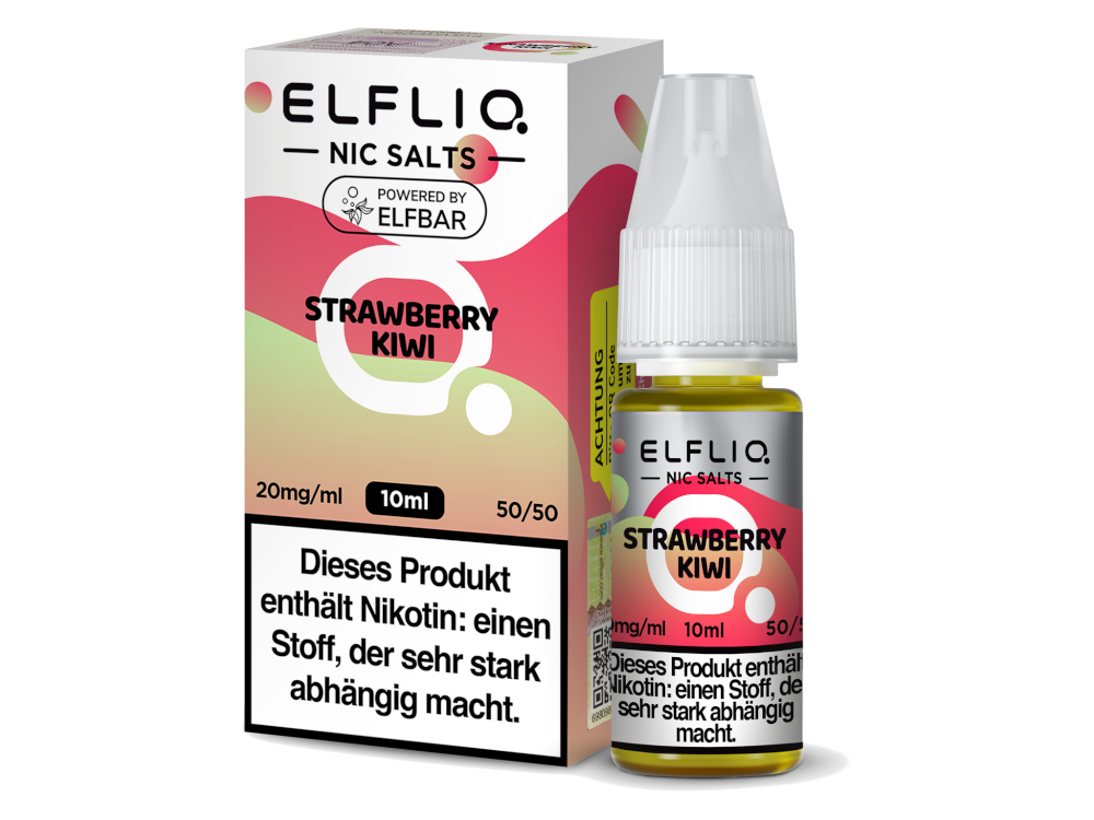 ELFLIQ - Strawberry Kiwi - 10ml Fertigliquid (Nikotinsalz)