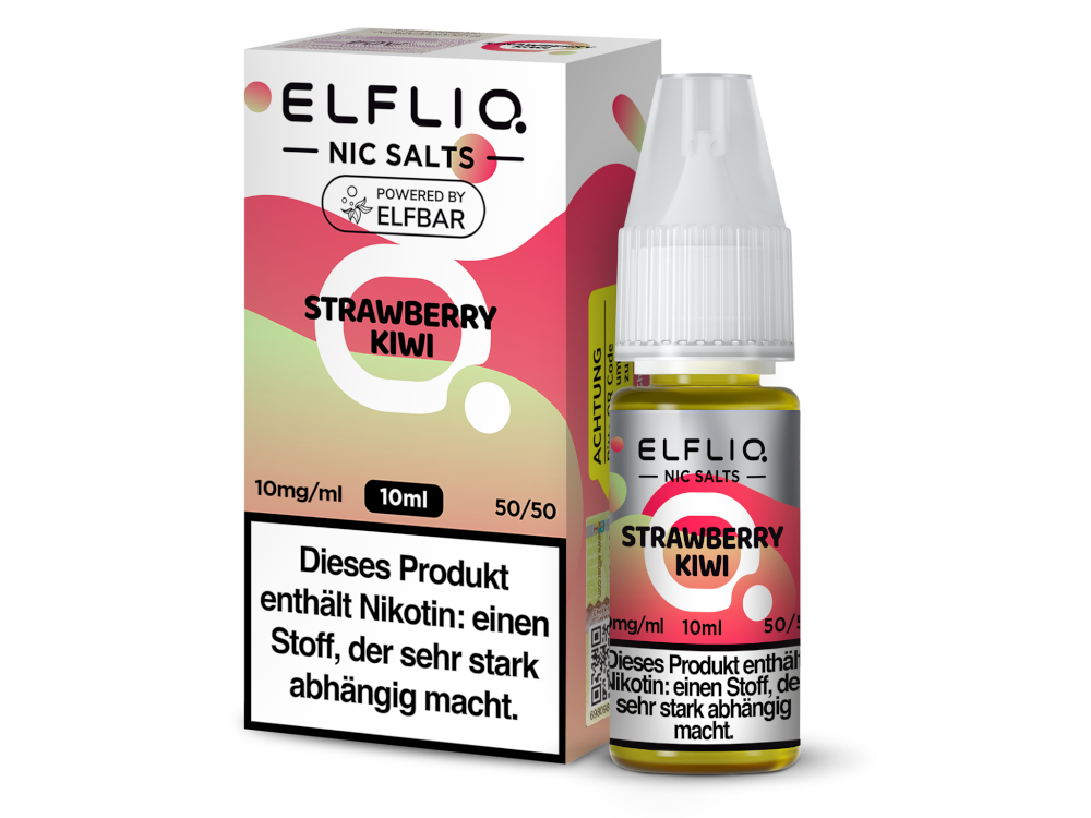 ELFLIQ - Strawberry Kiwi - 10ml Fertigliquid (Nikotinsalz)