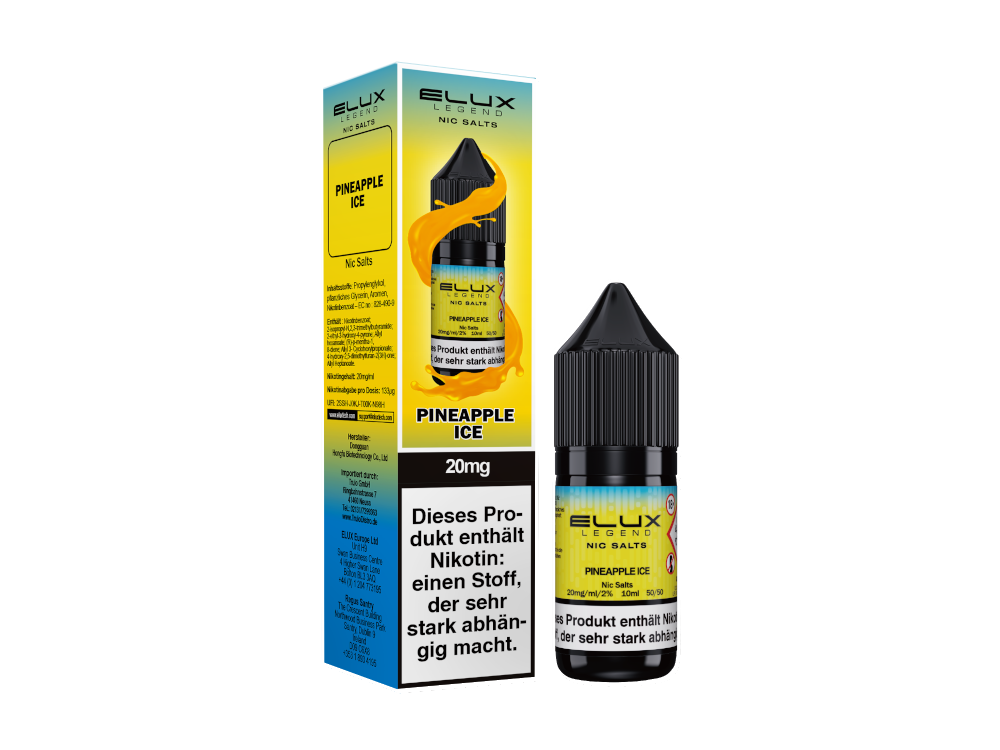 Elux - Pineapple Ice - 10ml Fertigliquid (Nikotinsalz)