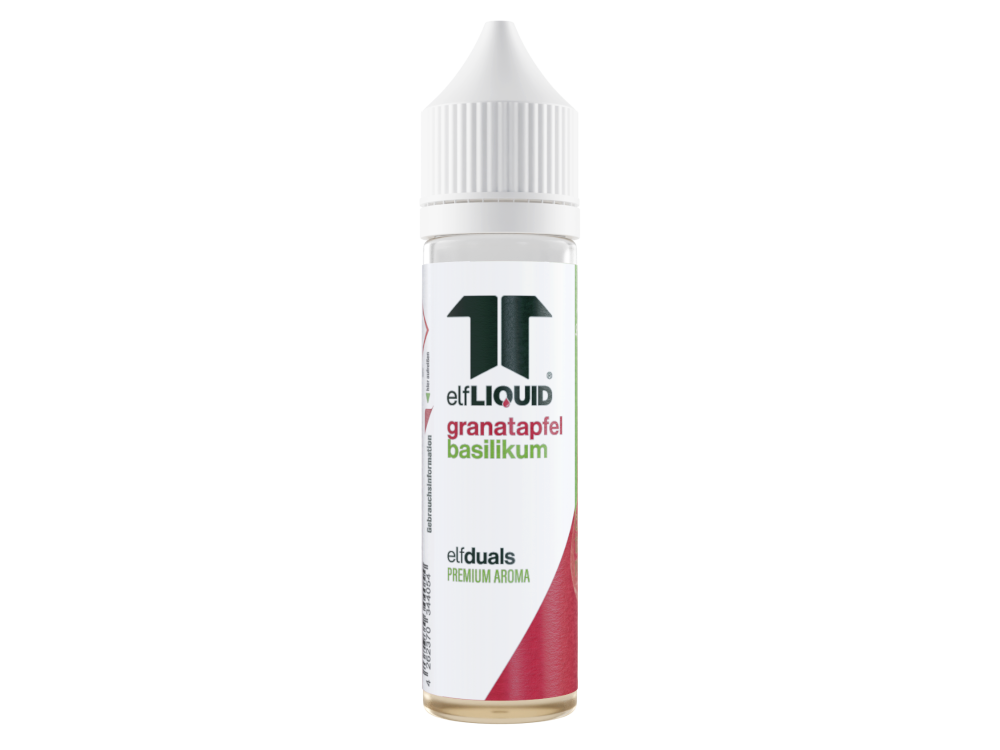 Elf-Liquid - Dual - Granatapfel-Basilikum - Longfill Aroma 10ml (60ml Flasche)
