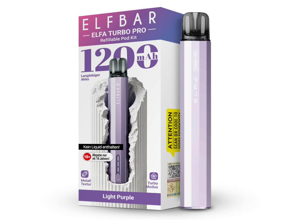Elf Bar - ELFA Turbo Pro - E-Zigaretten Set