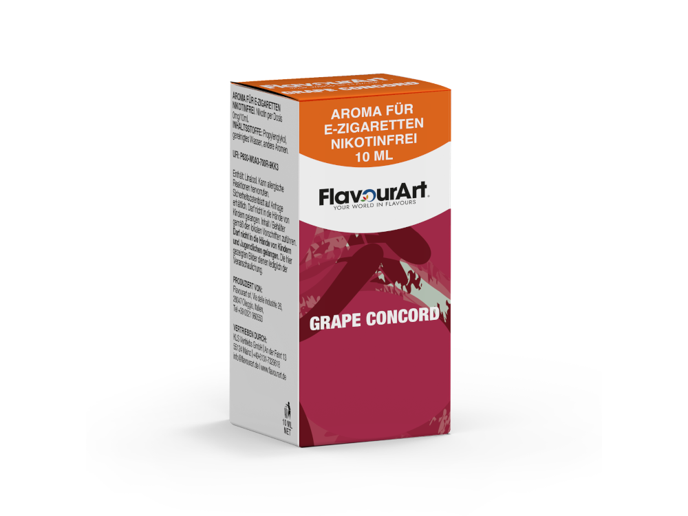 FlavourArt - Grape Concord - Konzentrat Aroma 10ml (10ml Flasche)