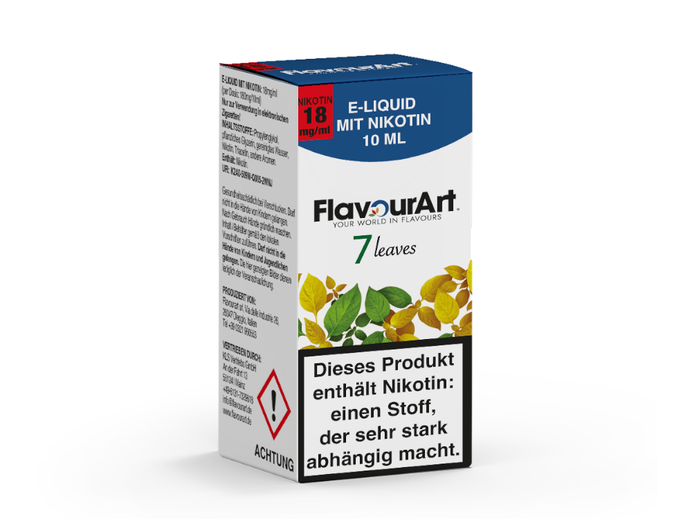 FlavourArt - 7 Leaves - 10ml Fertigliquid (Nikotin)