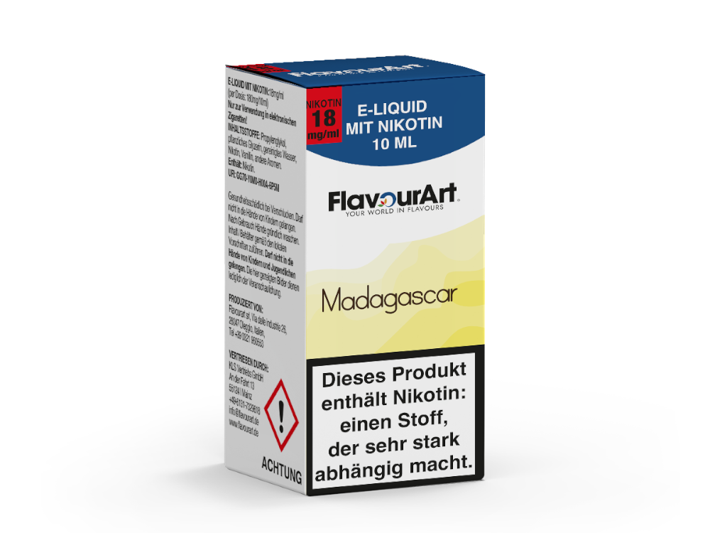 FlavourArt - Madagascar - 10ml Fertigliquid (Nikotin)