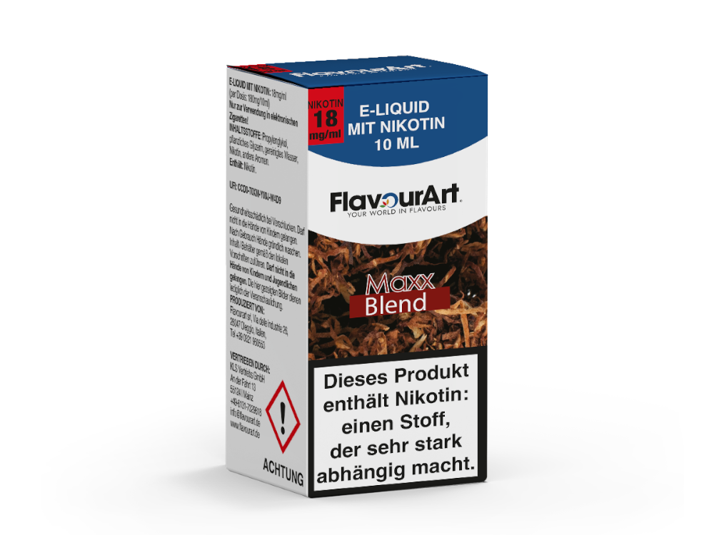 FlavourArt - Maxx-Blend - 10ml Fertigliquid (Nikotin)