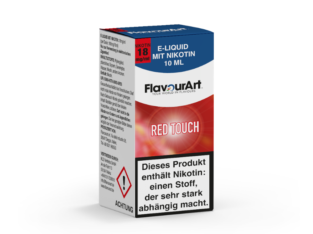 FlavourArt - Red Touch - 10ml Fertigliquid (Nikotin)