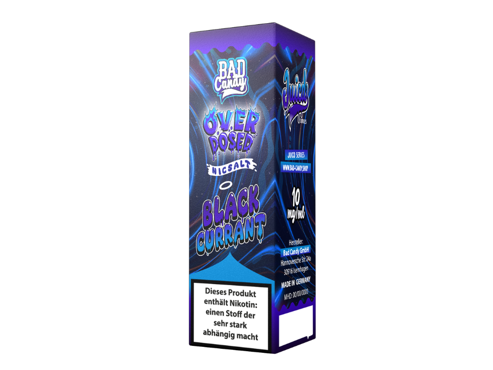 Bad Candy Liquids - Juicd - Blackcurrant - 10ml Fertigliquid (Nikotinsalz)