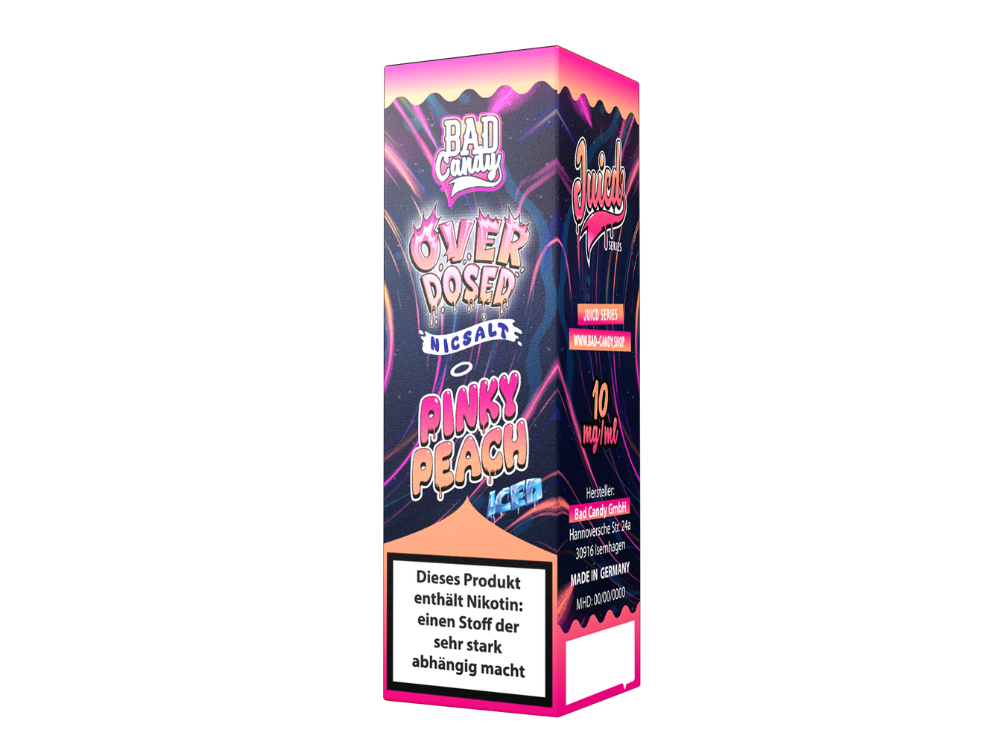 Bad Candy Liquids - Juicd - Pinky Peach - 10ml Fertigliquid (Nikotinsalz)