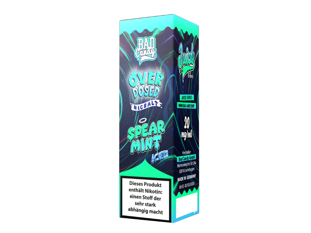 Bad Candy Liquids - Juicd - Spearmint - 10ml Fertigliquid (Nikotinsalz)