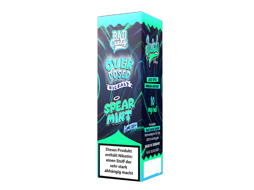 Bad Candy Liquids - Juicd - Spearmint - 10ml Fertigliquid (Nikotinsalz)