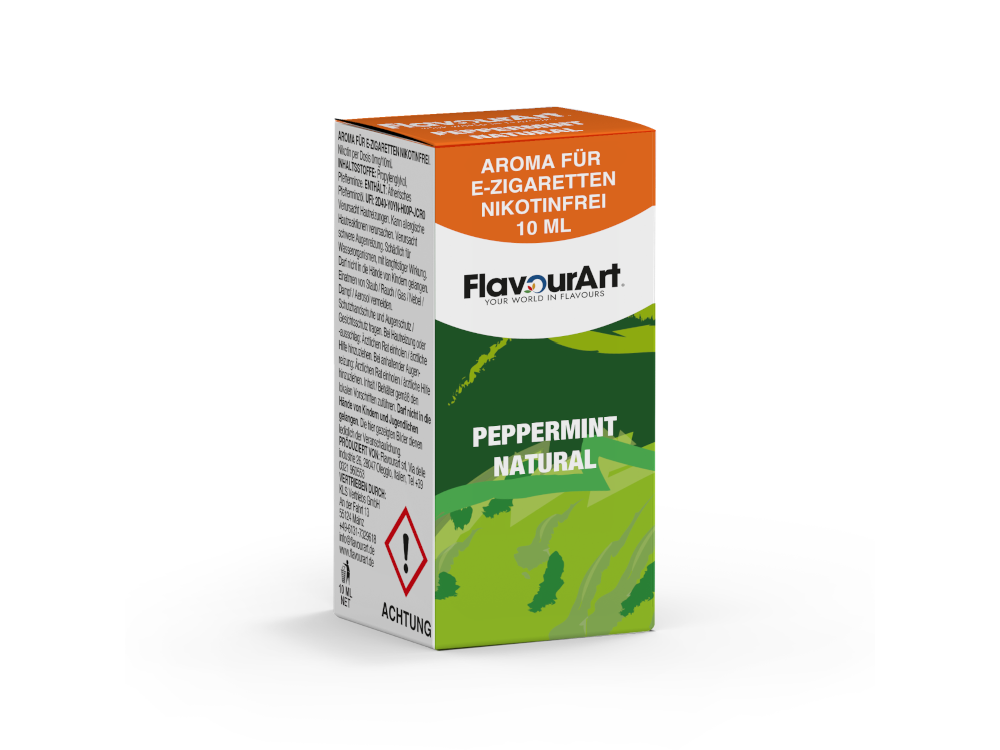 FlavourArt - Peppermint Natural - Konzentrat Aroma 10ml (10ml Flasche)