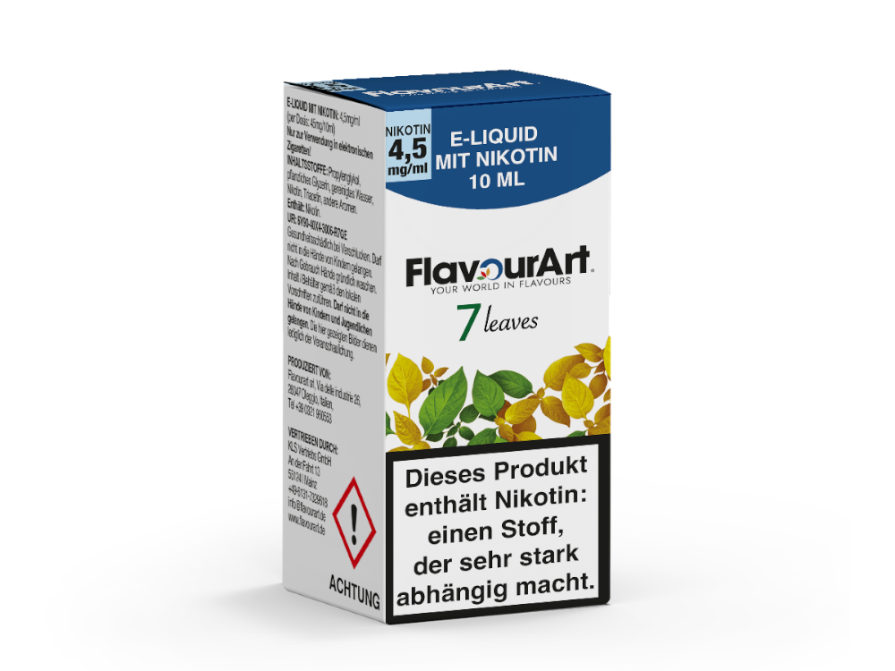 FlavourArt - 7 Leaves - 10ml Fertigliquid (Nikotin)