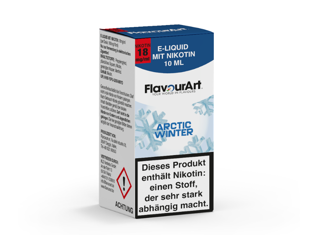 FlavourArt - Arctic Winter - 10ml Fertigliquid (Nikotin)