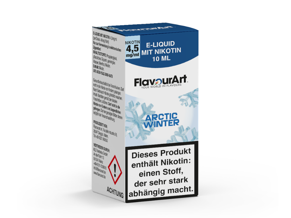 FlavourArt - Arctic Winter - 10ml Fertigliquid (Nikotin)