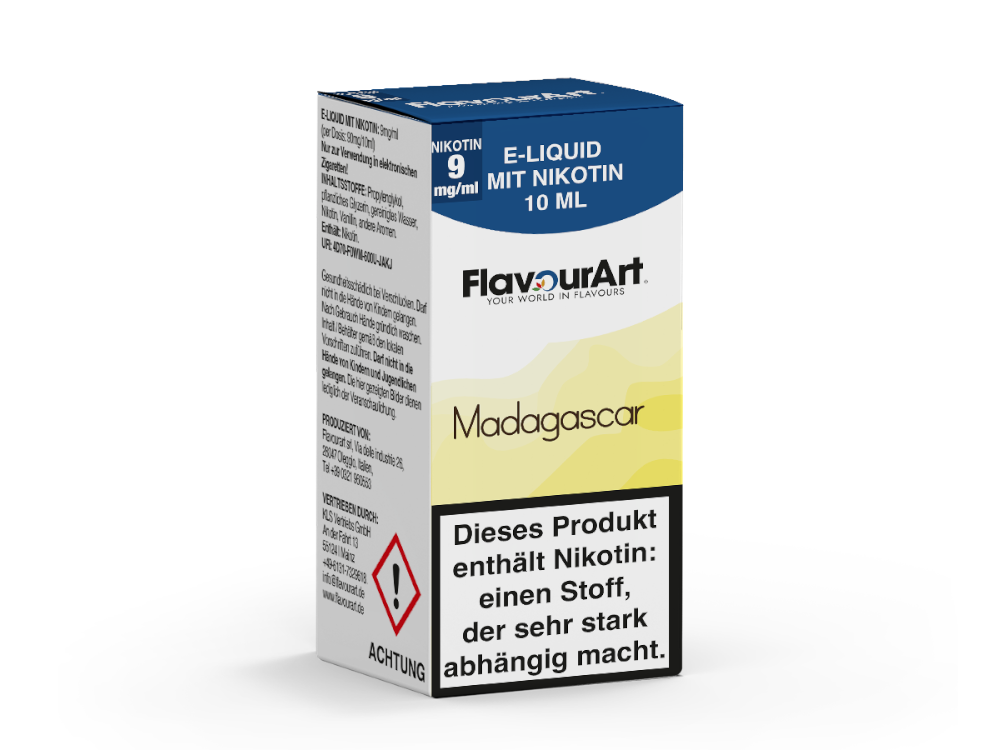 FlavourArt - Madagascar - 10ml Fertigliquid (Nikotin)