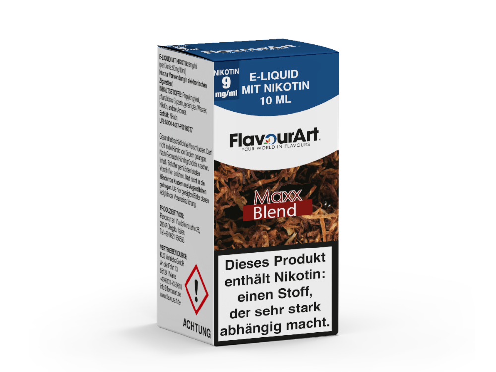FlavourArt - Maxx-Blend - 10ml Fertigliquid (Nikotin)