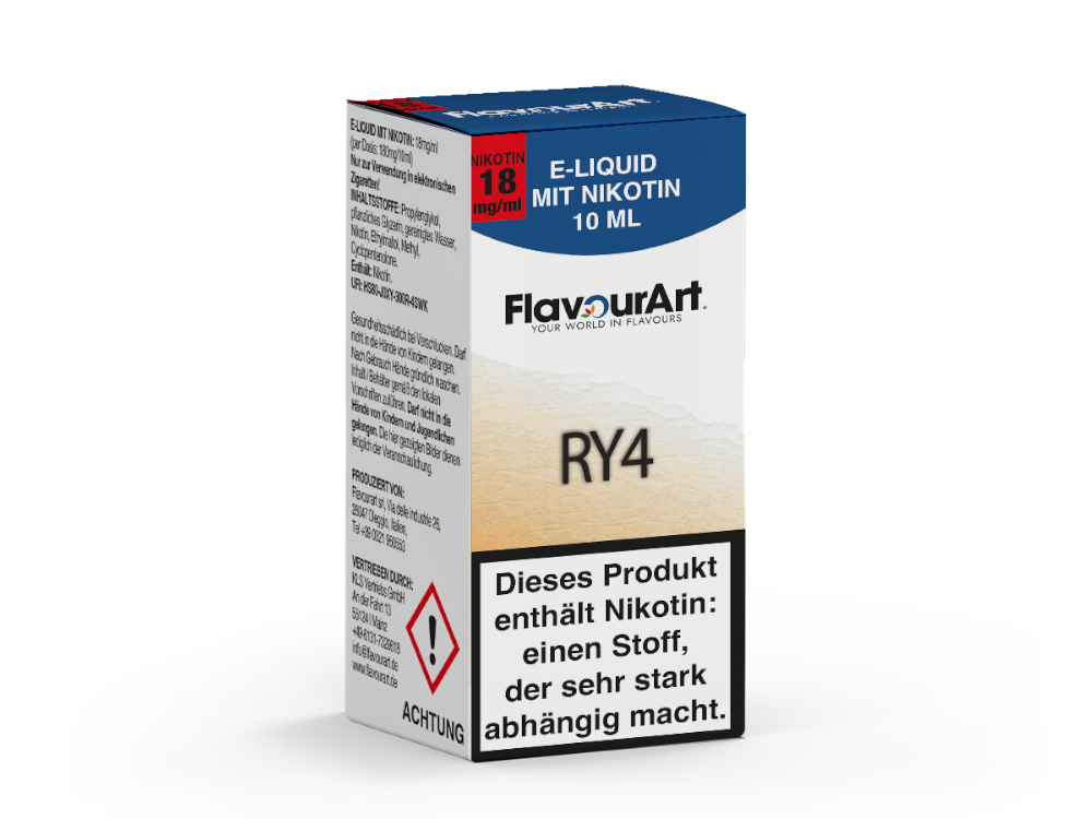 FlavourArt - RY4 - 10ml Fertigliquid (Nikotin)