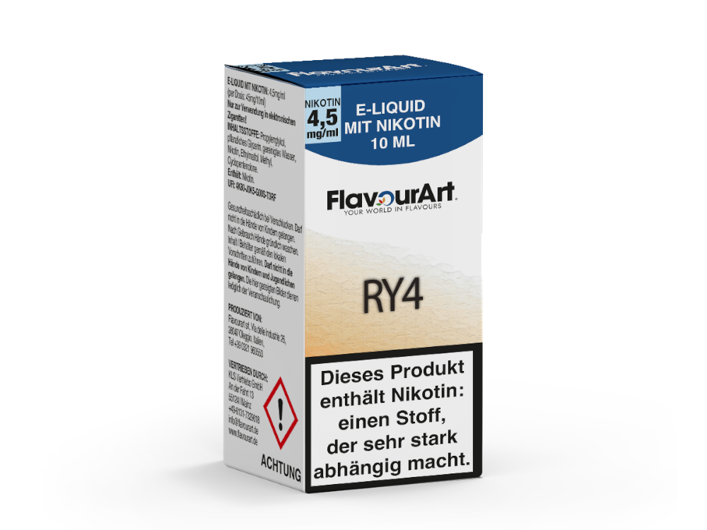 FlavourArt - RY4 - 10ml Fertigliquid (Nikotin)