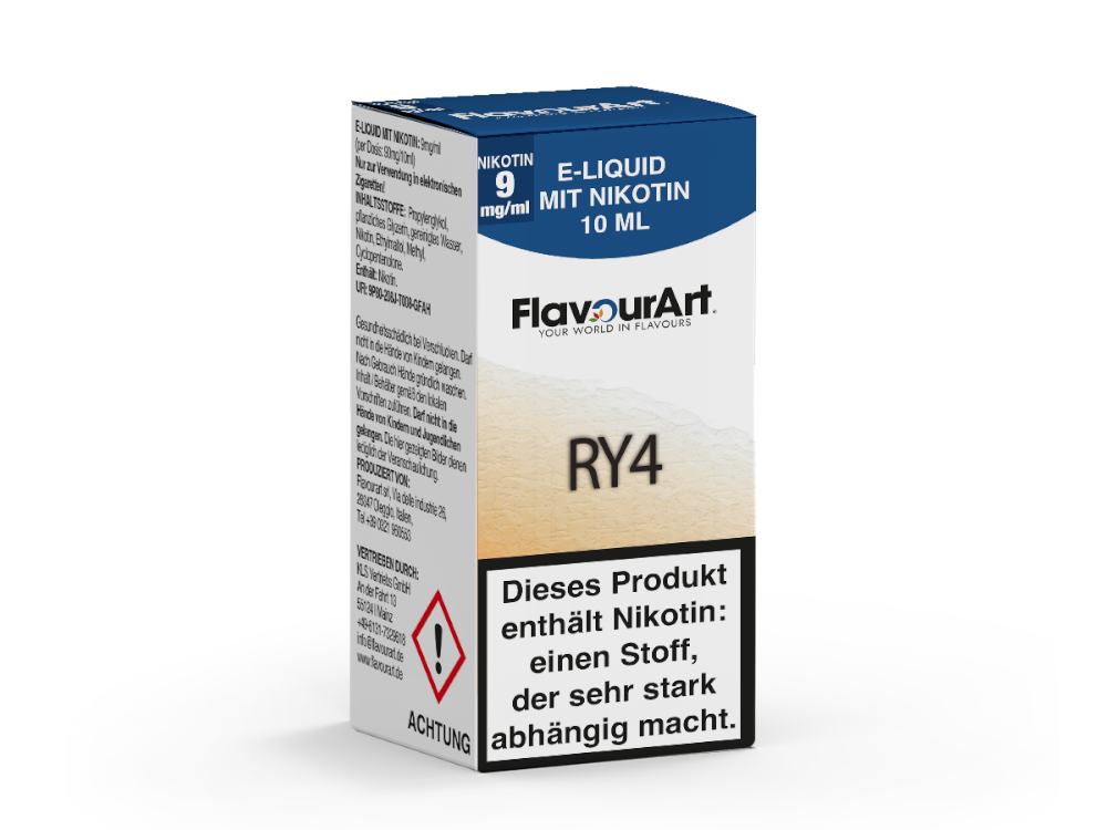 FlavourArt - RY4 - 10ml Fertigliquid (Nikotin)
