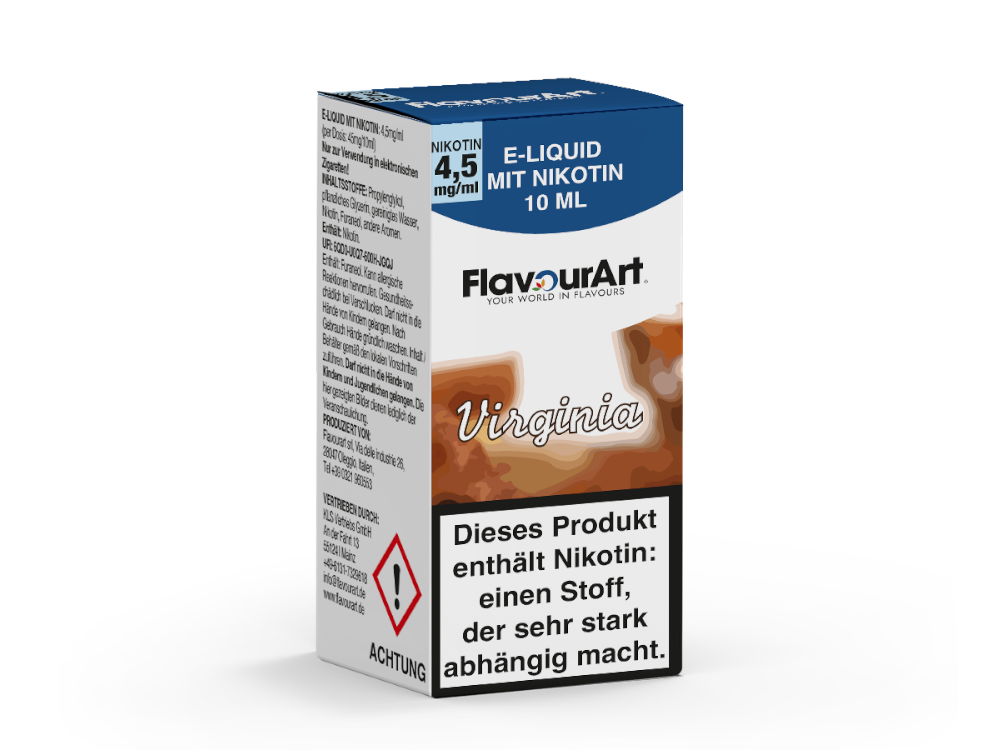 FlavourArt - Virginia - 10ml Fertigliquid (Nikotin)