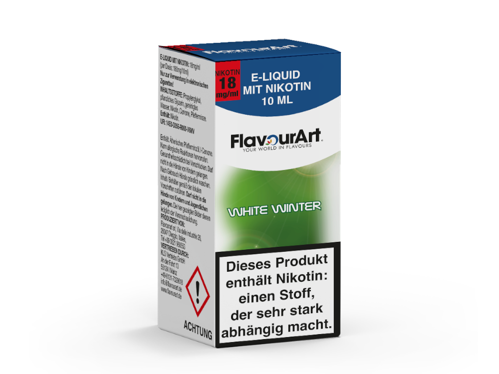 FlavourArt - White Winter - 10ml Fertigliquid (Nikotin)