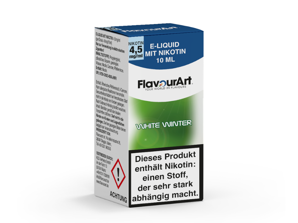 FlavourArt - White Winter - 10ml Fertigliquid (Nikotin)
