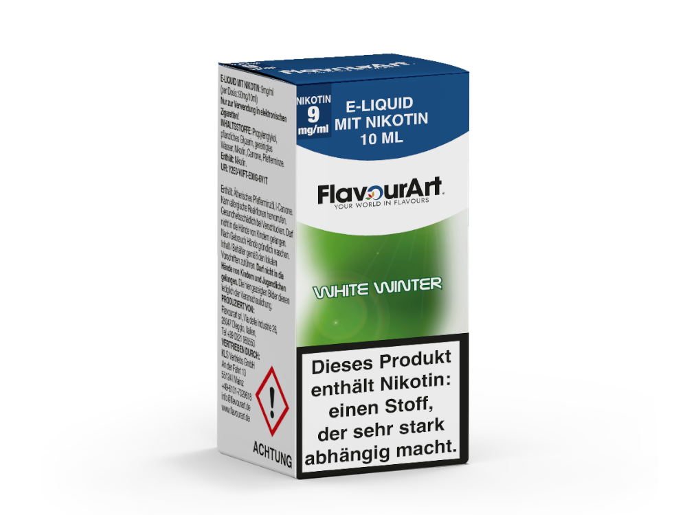 FlavourArt - White Winter - 10ml Fertigliquid (Nikotin)