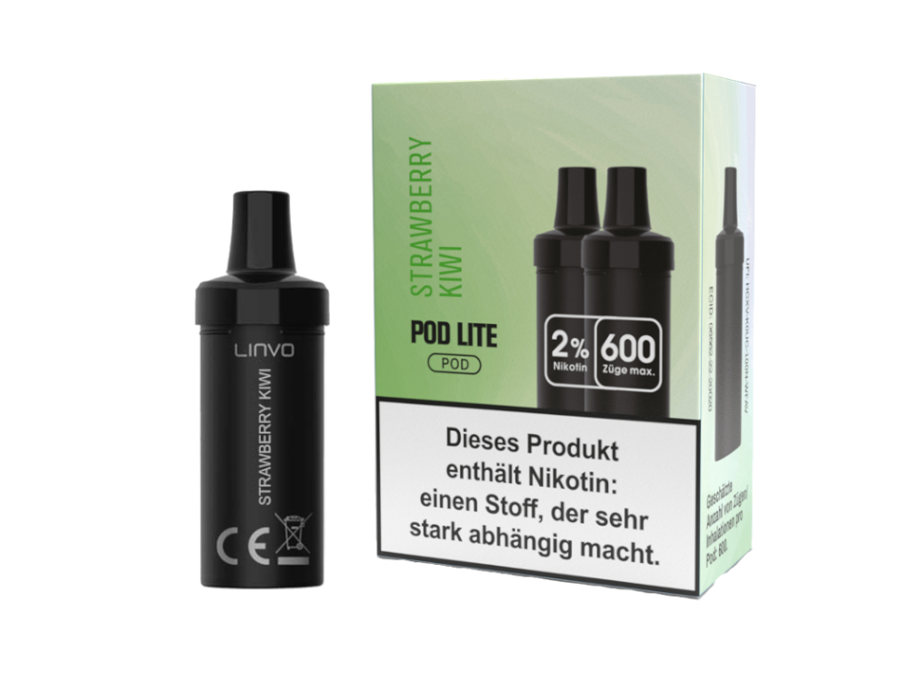 Linvo - Pod Lite - 2ml Prefilled Cartridge (2 Stück pro Packung) - Banana Ice Cream 1er Packung 20 mg/ml - Vapes4you