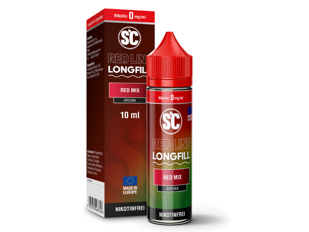 SC - Red Line - Red Mix - Longfill Aroma 10ml (60ml Flasche)