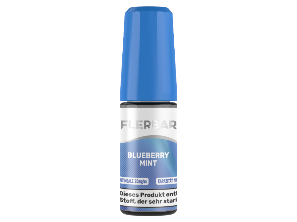 Flerbar Liquid - Blueberry Mint - 10ml Fertigliquid (Nikotinsalz)