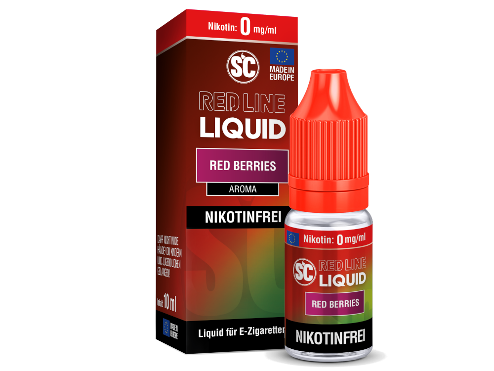SC Red Line - Red Berries V2 - 10ml Fertigliquid (Nikotinfrei/Nikotinsalz)