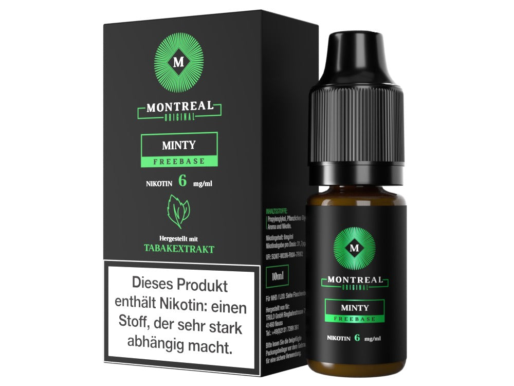Montreal Original - Minty - 10ml Fertigliquid (Nikotin)