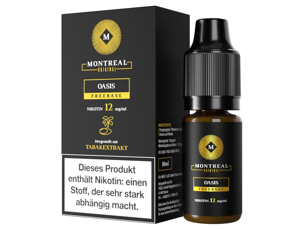 Montreal Original - Oasis - 10ml Fertigliquid (Nikotin)