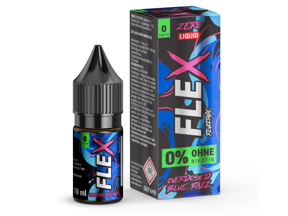 Revoltage - FLEX - Blue Razz - 10ml Fertigliquid (Nikotinsalz)