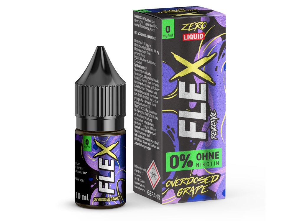 Revoltage - FLEX - Grape - 10ml Fertigliquid (Nikotinsalz)