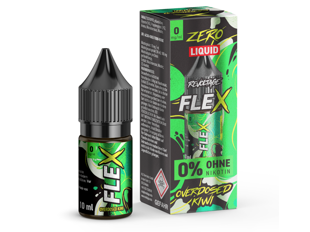 Revoltage - FLEX - Kiwi - 10ml Fertigliquid (Nikotinsalz)