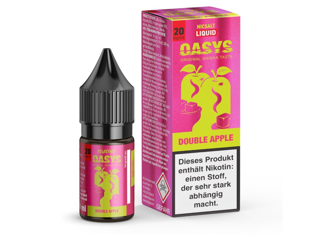 Revoltage OASYS - Double Apple - 10ml Fertigliquid (Hybrid Nikotinsalz)