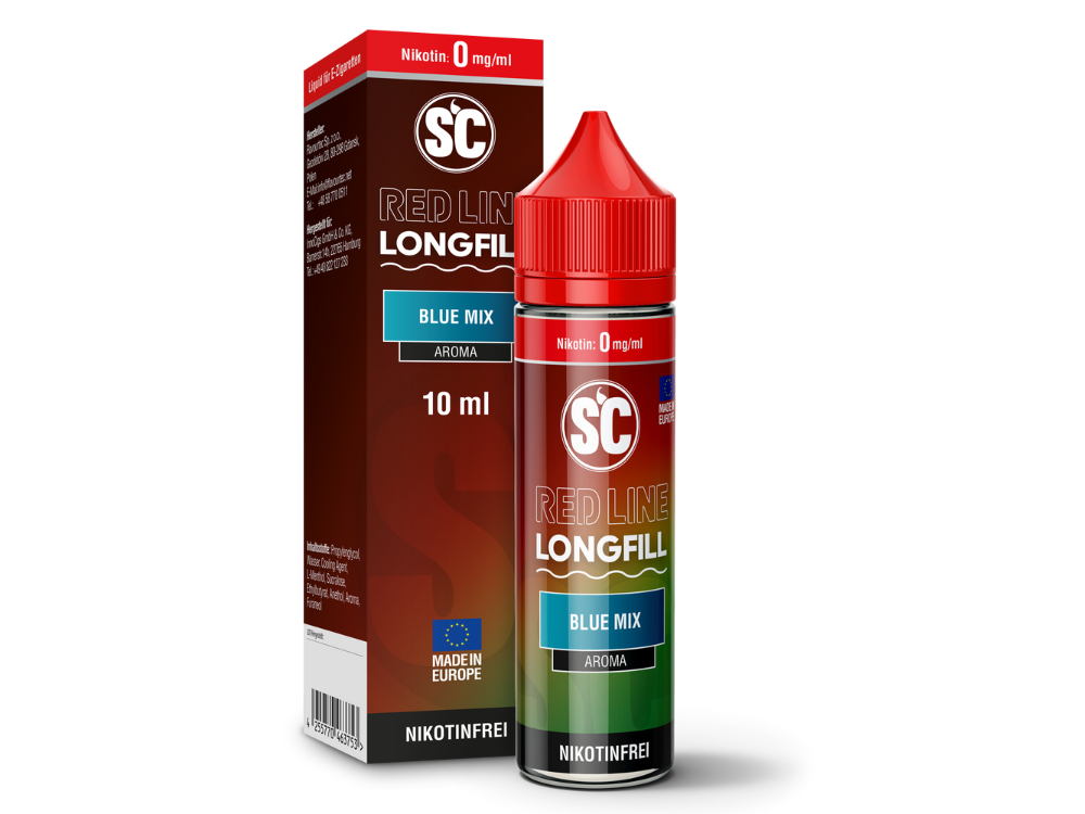 SC - Red Line - Blue Mix - Longfill Aroma 10ml (60ml Flasche)