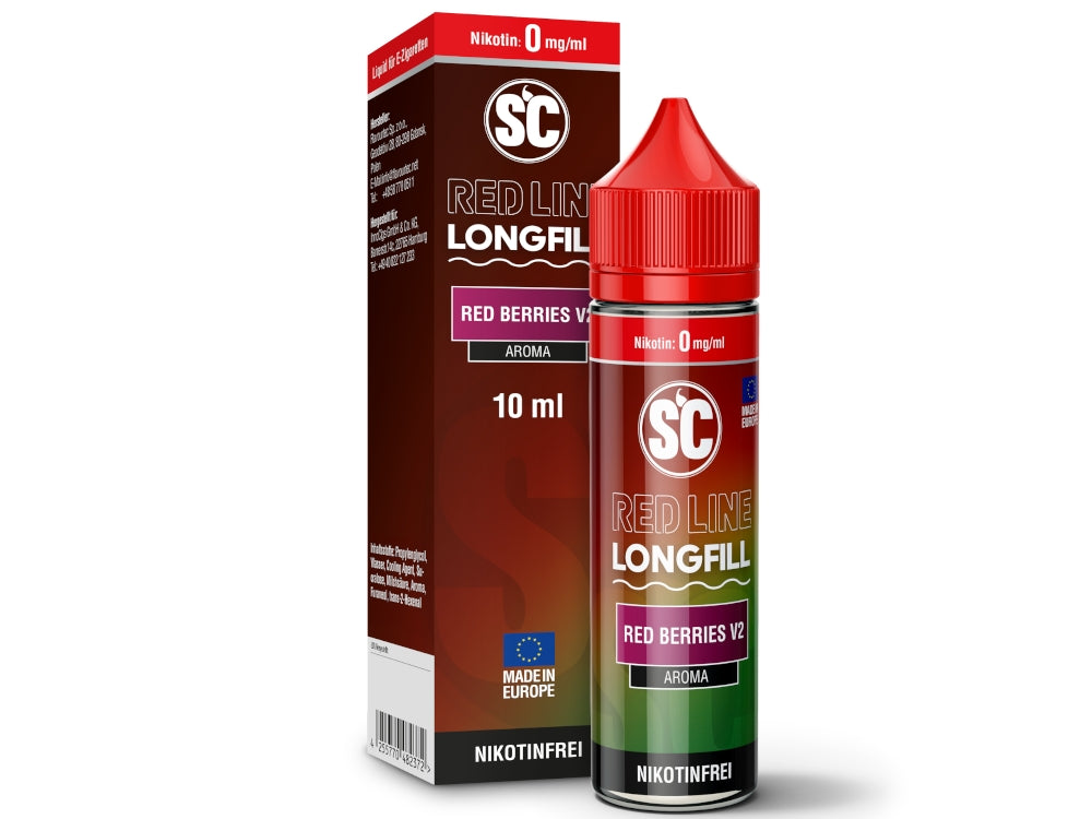 SC - Red Line - Red Berries V2 - 10ml Longfill Aroma (60ml Flasche)