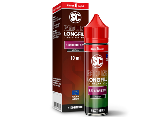 SC - Red Line - Red Berries V2 - 10ml Longfill Aroma (60ml Flasche)