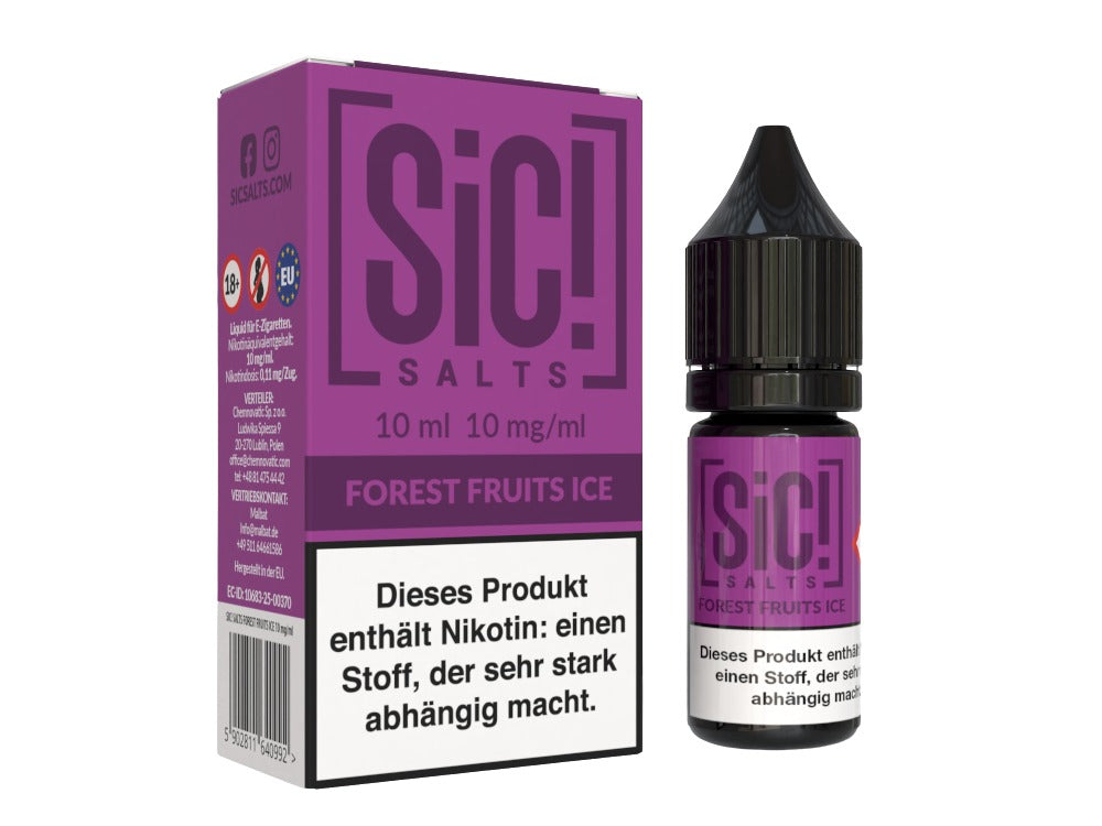 SiC! Salts - Forest Fruits Ice - 10ml Fertigliquid (Nikotinsalz)