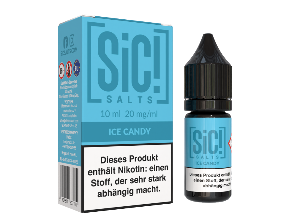 SiC! Salts - Ice Candy - 10ml Fertigliquid (Nikotinsalz)