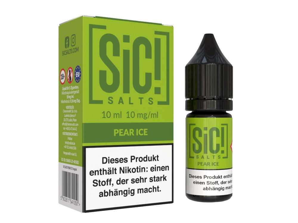 SiC! Salts - Pear Ice - 10ml Fertigliquid (Nikotinsalz)