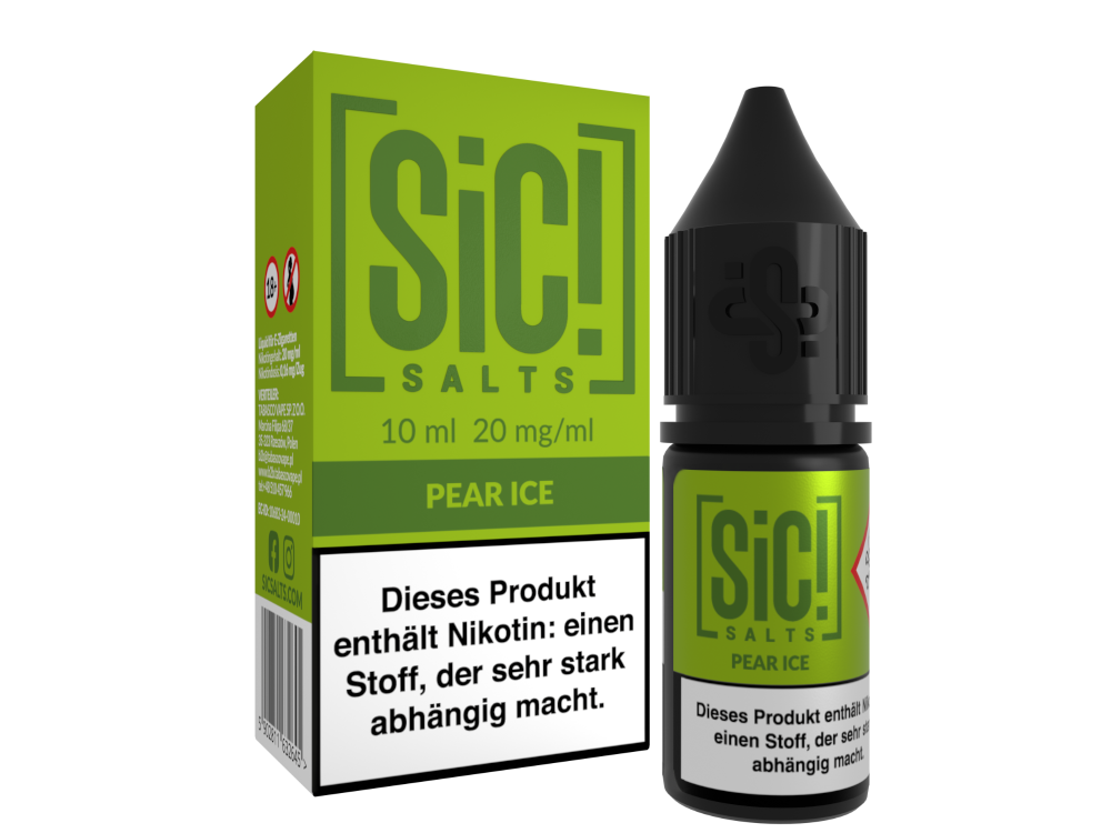 SiC! Salts - Pear Ice - 10ml Fertigliquid (Nikotinsalz)